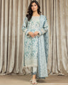 Unstitched Light Grey Embroidered Lawn 3 Piece - EWU24V1-30250-3P