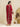 Unstitched Maroon Embroidered Raw Silk 3 Piece - EWU24V16-30012-3P