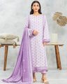 EWU24V3-30046-3P Unstitched Pink Lavender Embroidered Jacquard 3 Piece