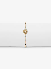 Gold-Tone Lotus Bracelet - EAWB5-029