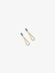 Golden Drop Earrings - EAWE5-013