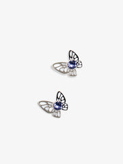 Sliver Butterfly Studs - EAWE5-019