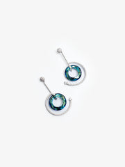 Elegant Blue Dangle Earrings - EAWE5-020