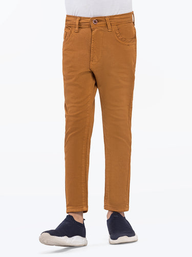 Boy's Brown Chino Pant - EBBCP5-004