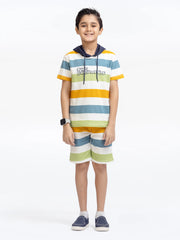 Boy's White Multi Co Ord Set - EBTCS5-022
