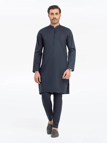 Men's Black Kurta Pajama - EMTKPT5-062