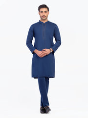 Men's Navy Blue Kurta Pajama - EMTKPT5-064