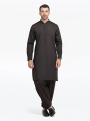 Men's Light Brown Kurta Shalwar - EMTKST5-99513
