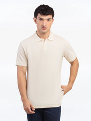 Men's Pastel Yellow Polo Shirt - EMTPS5-036