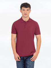 Men's Dark Maroon Polo Shirt - EMTPS5-054