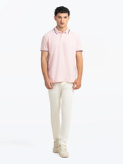 Men's Light Pink Polo Shirt - EMTPS5-060