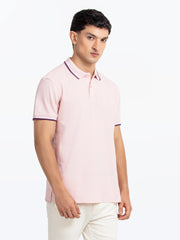 Men's Light Pink Polo Shirt - EMTPS5-060