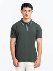 Men's Dark Green Polo Shirt - EMTPS5-066