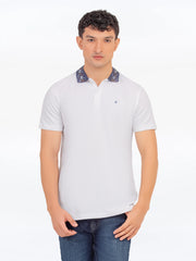 Men's White Polo Shirt - EMTPS5-075
