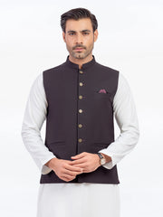 Men's Black Waist Coat - EMTWCP5-35951