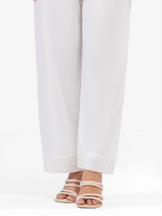 Women's Off White Trouser - EWBE5-76599