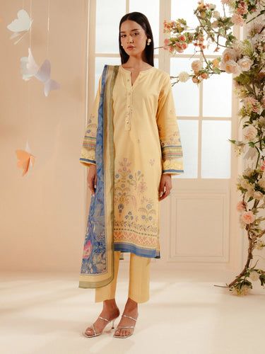 Pret 3Pc Embroidered Mesuri Suit - EWTKE5-81717-3P