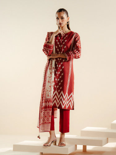 Pret 3Pc Printed Lawn Suit - EWTKP5-81721-3P