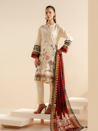 Pret 3Pc Printed Lawn Suit - EWTKP5-81723-3P