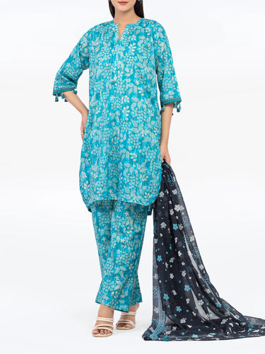 Pret 3Pc Printed Lawn Suit - EWTKP5-81994-3P