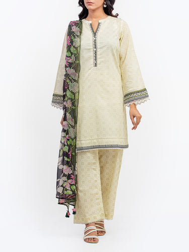 Pret 3Pc Printed Lawn Suit - EWTKP5-81996-3P