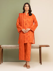Unstitched Printed Lawn Suit - EWU5A1-35142-3P