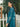 Unstitched Teal Block Print Cambric 3 Piece - EWU5M1-018-3P