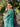 Unstitched Sea Green Block Print Cambric 3 Piece - EWU5M1-022-3P