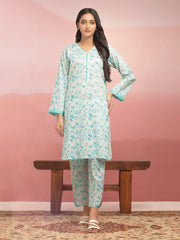 Unstitched Printed Lawn Shirt Trouser - EWU5A1-35406ST