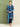 Unstitched Navy Blue Embroidered Zari Lawn 3 Piece - EWU5V1-31197-3P