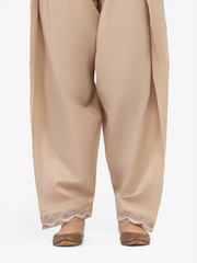 Women's Beige Shalwar - EWBSEB5-00008