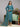 EWU23V7-26738-3P Unstitched Dark Teal Embroidered Dobby 3 Piece