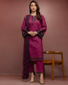 Unstitched Magenta Embroidered Cambric 3 Piece - EWU5V2-31051-3P