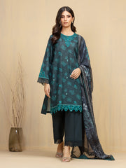 Unstitched Embroidered Lawn Suit - EWU5V1-31905-3P