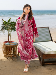 Unstitched Embroidered Cambric Suit - EWU6V2-33452-3P