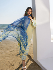 Unstitched Embroidered Cambric Suit - EWU6V2-33453-3P