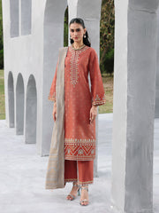 Unstitched Embroidered Jacquard Suit - EWU6V3-33461-3P