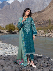 Embroidered Khaddar Suit - EWU6V11-34002-3P