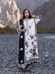 Embroidered Khaddar Suit - EWU6V11-34010-3P