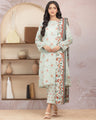 Unstitched Mist Green Printed Lawn 3 Piece - EWU5A1-35016-3P