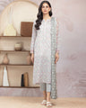 Unstitched Light Grey Printed Lawn 3 Piece - EWU5A1-35221-3P