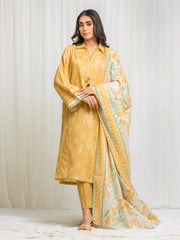 Unstitched Printed Lawn Suit - EWU6A1-36554-3P