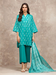 Unstitched Printed Lawn Suit - EWU6A1-36562-3P