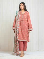 Unstitched Printed Lawn Suit - EWU6A1-36563-3P