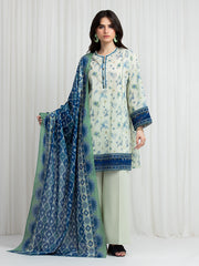 Printed Lawn Suit - EWU6A1-36627-3P