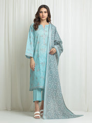 Printed Lawn Suit - EWU6A1-36676-3P
