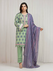 Unstitched Printed Lawn Suit - EWU6A1-36684-3P