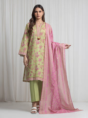 Printed Lawn Suit - EWU6A1-36723-3P