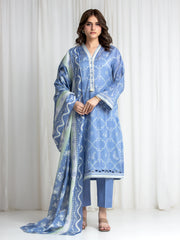 Printed Lawn Suit - EWU6A1-36731-3P