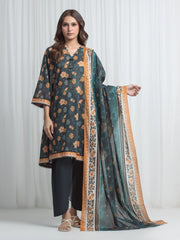 Printed Lawn Suit - EWU6A1-36858-3P